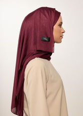 Rabia Z - Jarsey Tesettür Şal Mürdüm